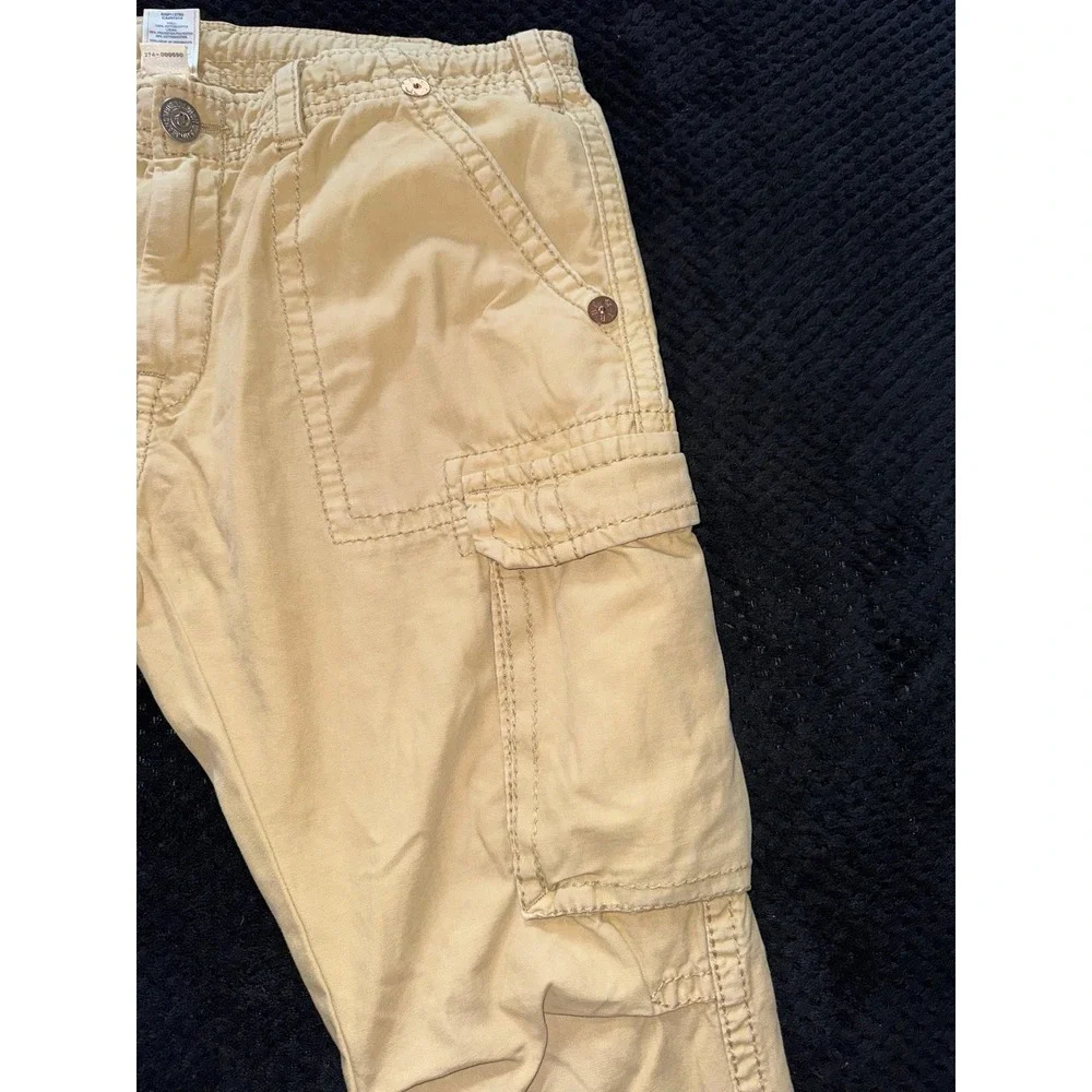 TRUE RELIGION Mens Beige Cargo Pant Relaxed Fit Size‎ 38